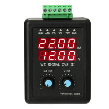 Générateur de Signal Réglable 4-20 MA Transmetteur de Tension de Courant 24 V Étalonneur Simulation de Source de Courant Constant 0-10 V