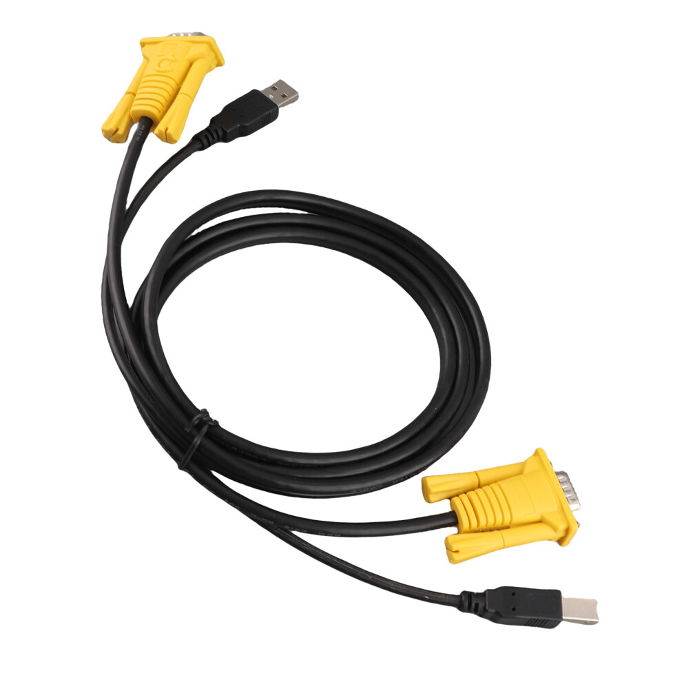 1.5M Usb 2.0 Kvm Switch Cable Vga+Usb Multi-Functional 4951392742466