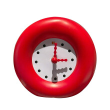 Dopamin-Kunst-Wanduhr mit fortschrittlicher leiser-Rot