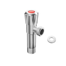 Längliche Eckventile aus Edelstahl zur-7cm in die Wand bzgl