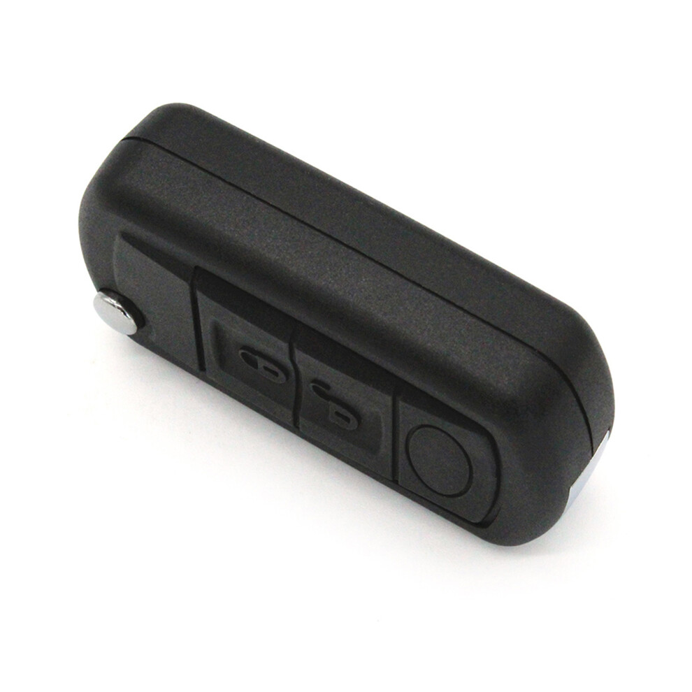 3-Button Remote Key Fob Case For Range Rover Lr3 2005-2009 Black 4921392908377