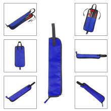 Hanging Drumstick Bag with Handle, Oxford Cloth, 46x10cm, Blue