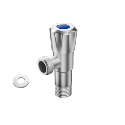 Regulierbare Durchfluss-Edelstahl-Eckventile,-5cm in die Wand bl