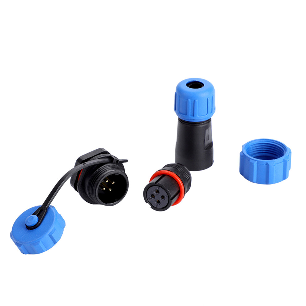 Ip67 Waterproof 4Pin Plastic Plug Socket Connector For Lamps 6941392747446