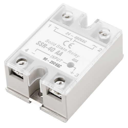 SSr 40AA 40A Solid State Relay Module AC-AC 24-480V Adjustable Controller 1