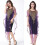 Damen-Kleid mit-Königsblaues Betriebssystem 2