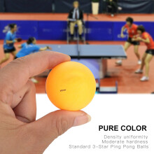 60 Pcs 3-Star Table Tennis Balls Durable ABS Training And Casual Ping Pong Balls