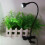 USB LED Clip-On Table Lamp Small Night Light for Reading & Study Black White 2