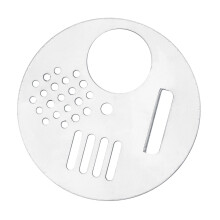 5pcs Stainless Steel Beehive Nest Door Vent – 6.8cm, Silver