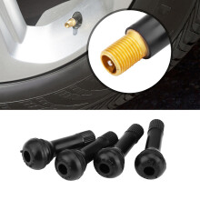Car Wheel Valve Dust Cap Set 4 Rubber TR414 Tubeless Tire Stem Covers Australia