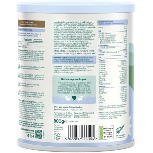 Nannycare Goat Stage 3 800g (6 Pack) 1
