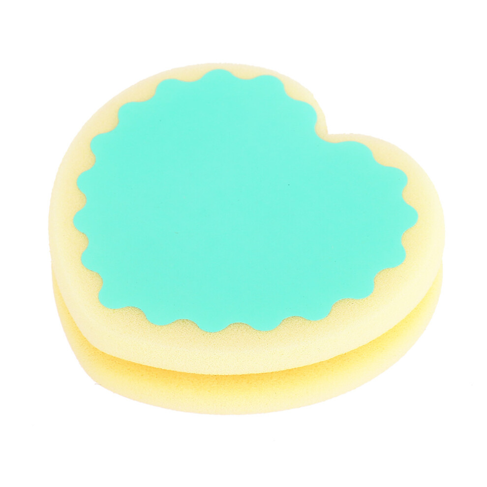 Women Heart Shape Depilation Sponge Hair Removal Pad Double-Sided Skin Care Tool
