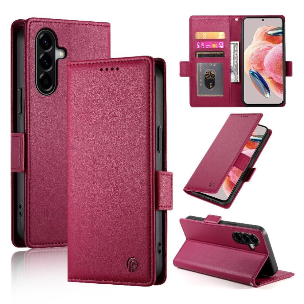 () Flip Case For Samsung Galaxy A57 5G Card Slots Business Flip Wallet Daily Use 764563249084