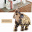 Feng Shui Elephants Figurine Golden Medium 1