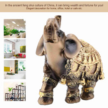Golden Elephant Statue Medium Gift