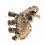 Feng Shui Elephants Figurine Golden Medium 1