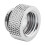 Silver Copper G1/4 Water Cooling Extender (2pcs) 1