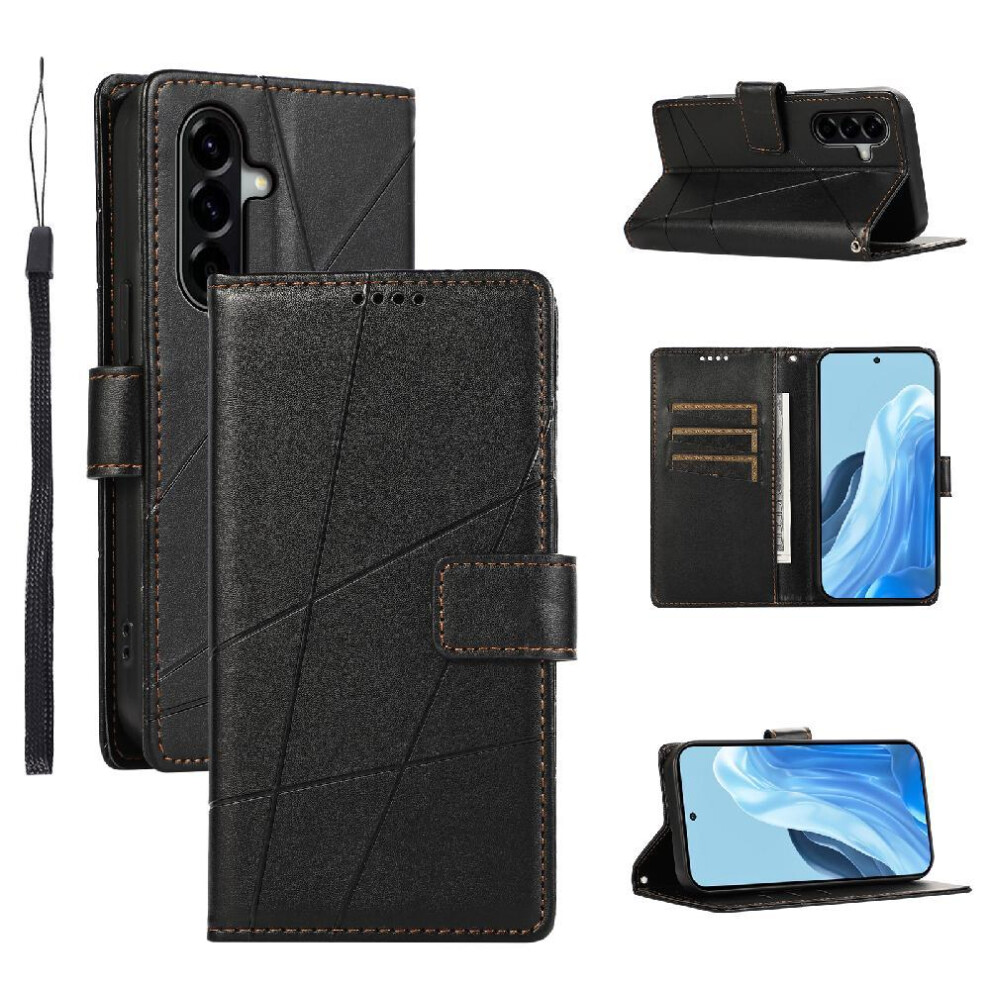 () Case For Samsung Galaxy A57 5G Kickstand Shockproof Three Card Slots Shock Absorbing 764563249152