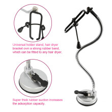 360 Rotating Hair Dryer Wall Holder Stand with Suction Cup, 600mm