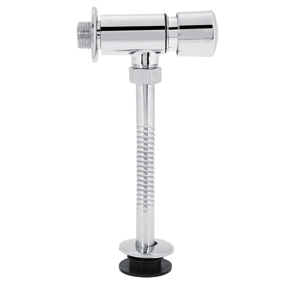 Durable Zinc Alloy Flush Valve For Toilet, 10X5cm, Silver 8161392752327