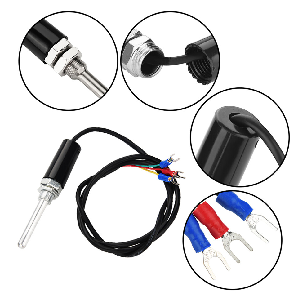 PT100 Stainless Steel Waterproof Thermocouple Sensor Probe 50mm