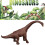 High Simulation PVC Brachiosaurus Dinosaur Model Kids Gift 27.5cm 4