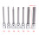 7Pcs 3/8-inch Extra Long Torx Star Socket Set, T25-T60, Silver 12