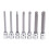 7Pcs 3/8-inch Extra Long Torx Star Socket Set, T25-T60, Silver 15