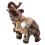 Wood Grain Elephant Wealth Statue 14