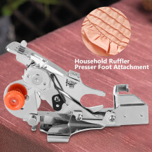 Sewing Machine Ruffler Presser Foot for Low Shank Household Pink Colour