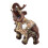 Wood Grain Elephant Wealth Statue 17