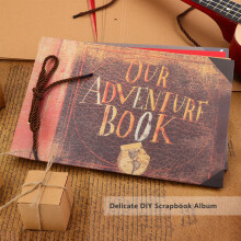 Vintage Style Rope Tied Photo Album