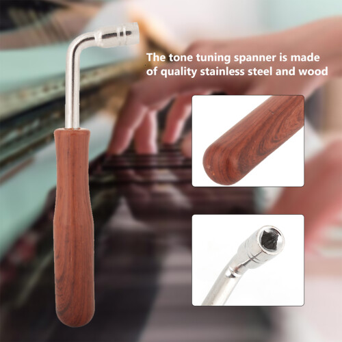 Piano Guzheng Accessories - Tuning Spanner Repair Tools Precise Adjustment Kit 2