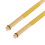 Durable Bamboo Drum Brushes Sticks Pair, Light Sound, Yellow 3