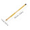 Durable Bamboo Drum Brushes Sticks Pair, Light Sound, Yellow 12
