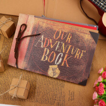 Vintage Style Rope Tied Photo Album