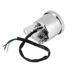 Universal Chrome Digital LCD Motorcycle Speedometer 66mm 12V