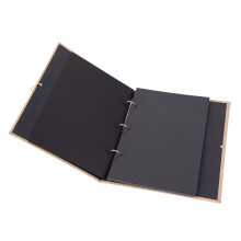 DIY Linen Scrapbook with Rope Strap