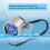 Universal Chrome Digital LCD Motorcycle Speedometer 66mm 12V 5