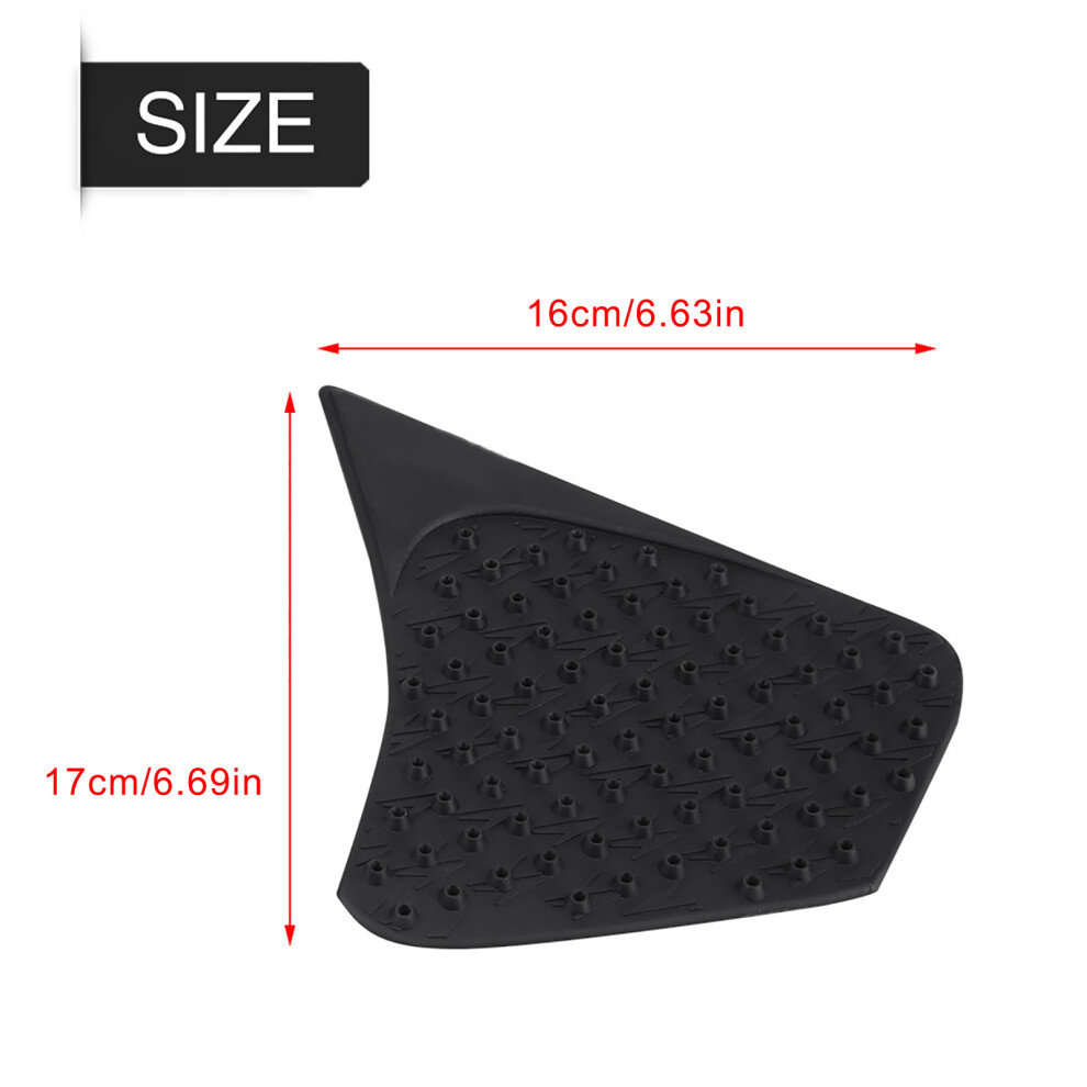 Motorcycle Gas Tank Traction Pad For Kawasaki Z1000 14-17 17X16cm Black 3051392754016