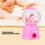 Mini Plastic Candy Machine Pink 1