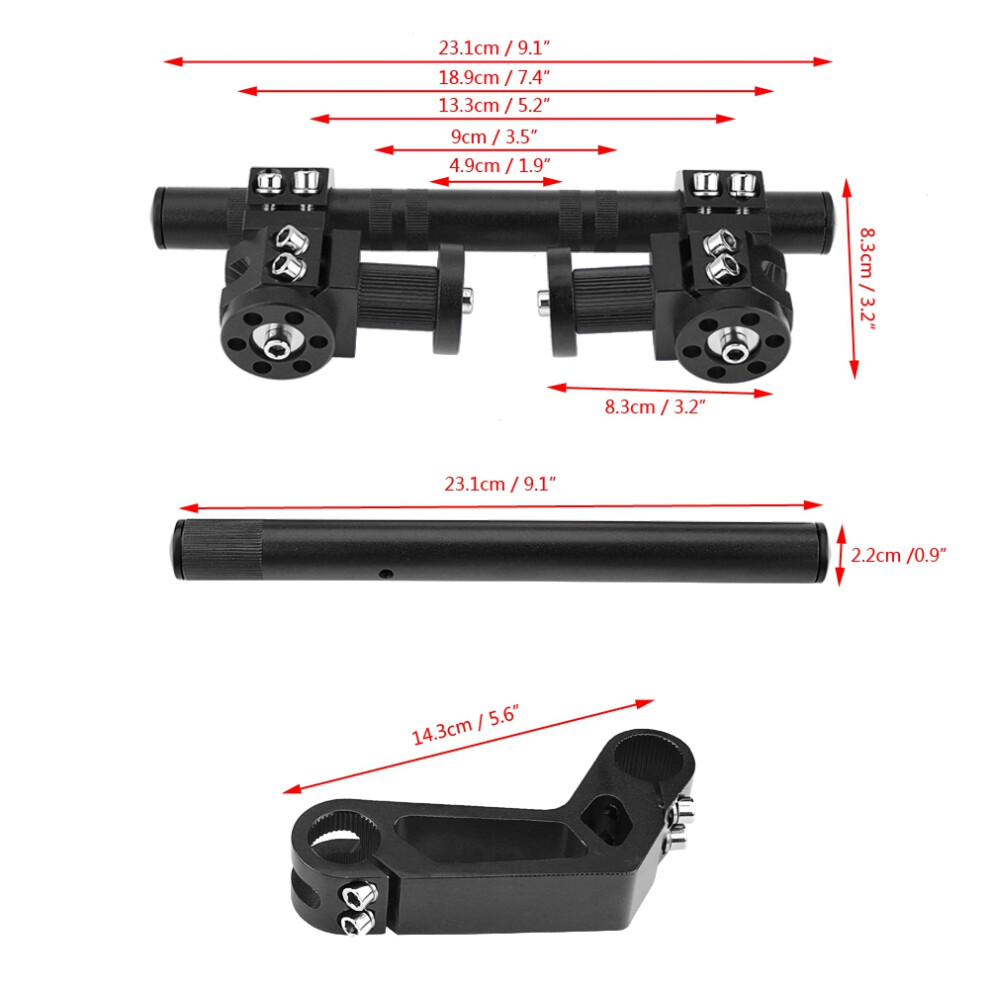 Adjustable Cnc Handlebar For 125Cc Bikes 7293282699922
