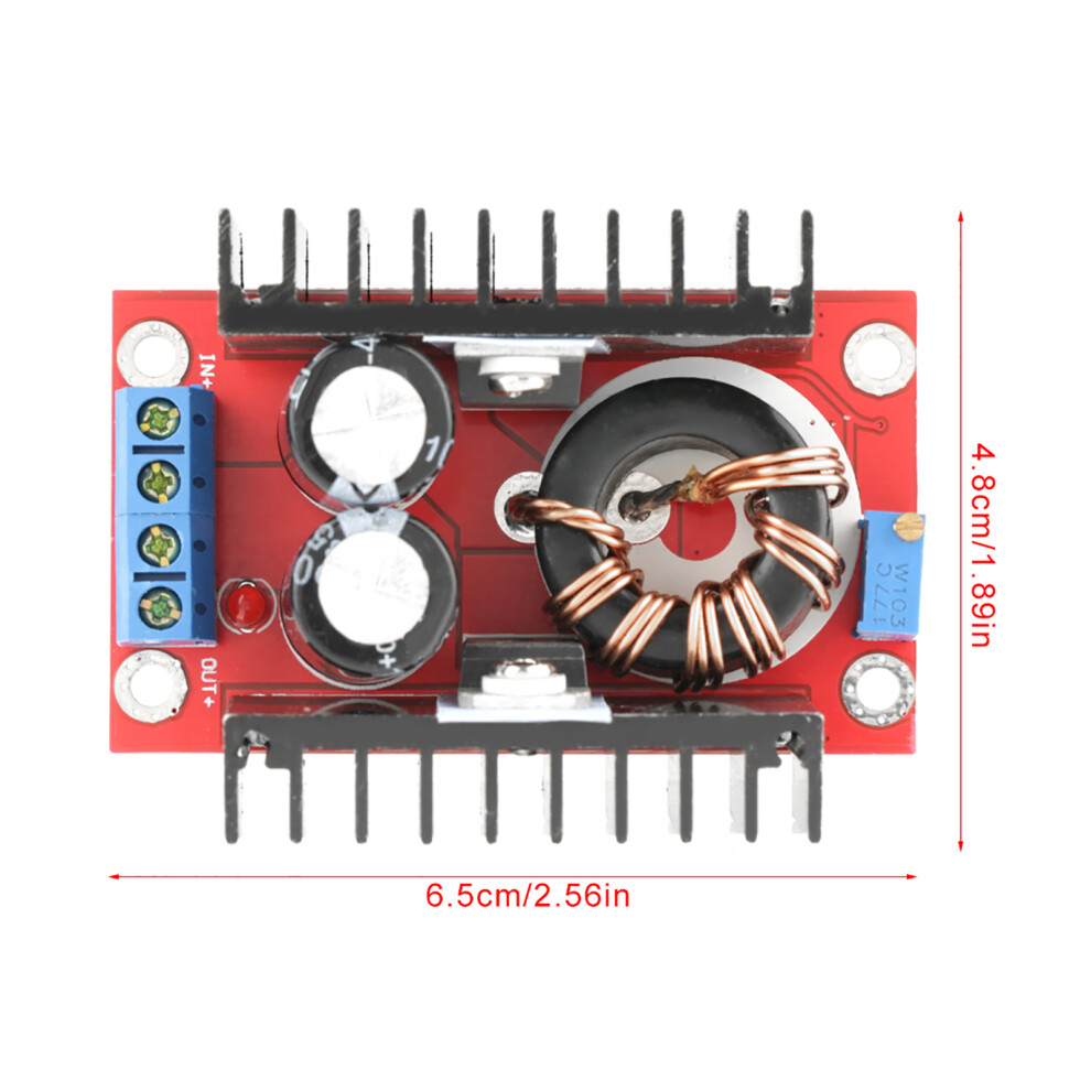 150W Adjustable Dc-Dc Boost Converter 12-32V To 12-35V, 6A 7901392918764