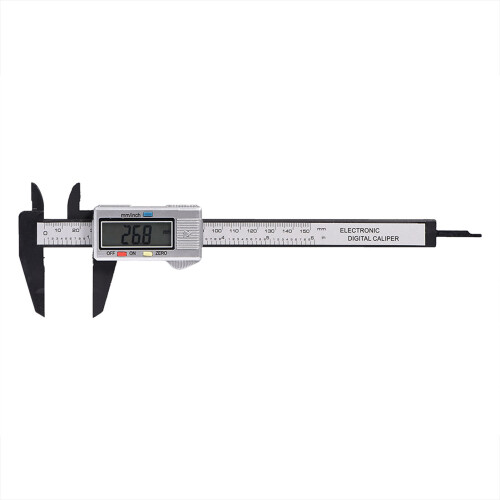 Digital Caliper Silver, 0-150mm, Large LCD, Precise Inside Outside Depth Measures 1