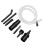 Compact Micro Car Cleaning Kit 9Pcs Universal Vacuum Attachments for Vehicles 1