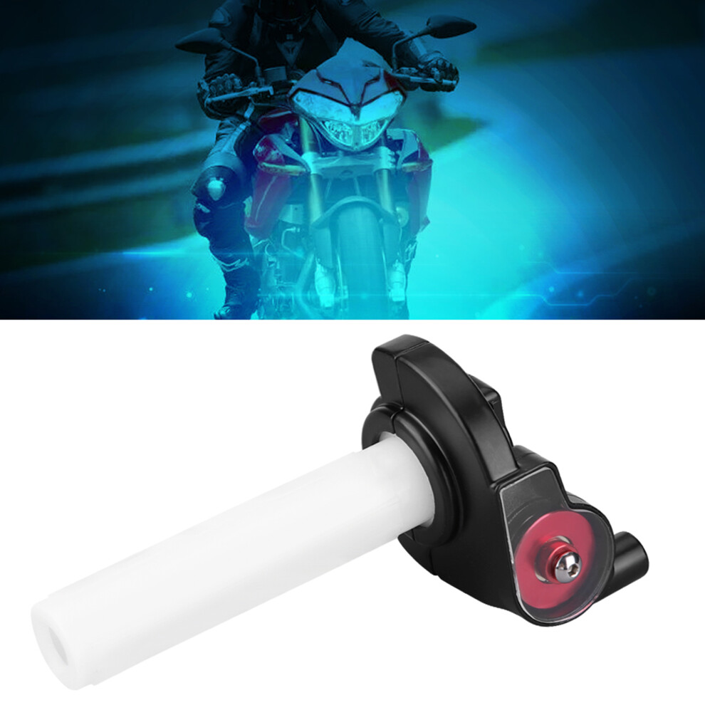 Motorcycle 22Mm Visual Throttle Grip Twist Gas Handle For Dirt Bike Durable Red 8421392755262