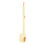 Ergonomic Long Handle Bath Brush With Shove Dispenser-Yellow 1