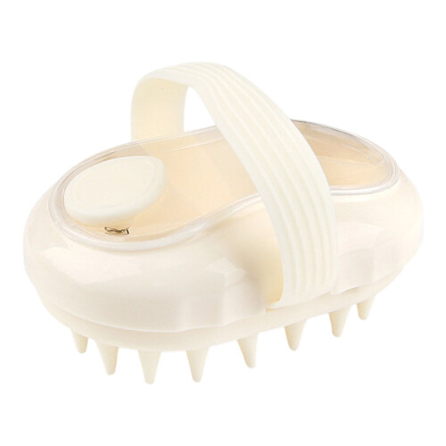 Travel Friendly Scalp Peeling Brush With Refillable-White