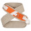 Ventilated Pet Chest Harness Reflective Leash-orange color M 1