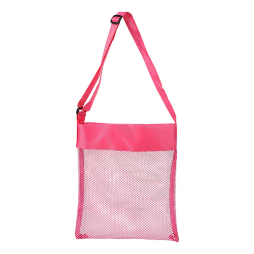 Durability Polyester Sand Toy Beach Bag For Kids-Red red belt